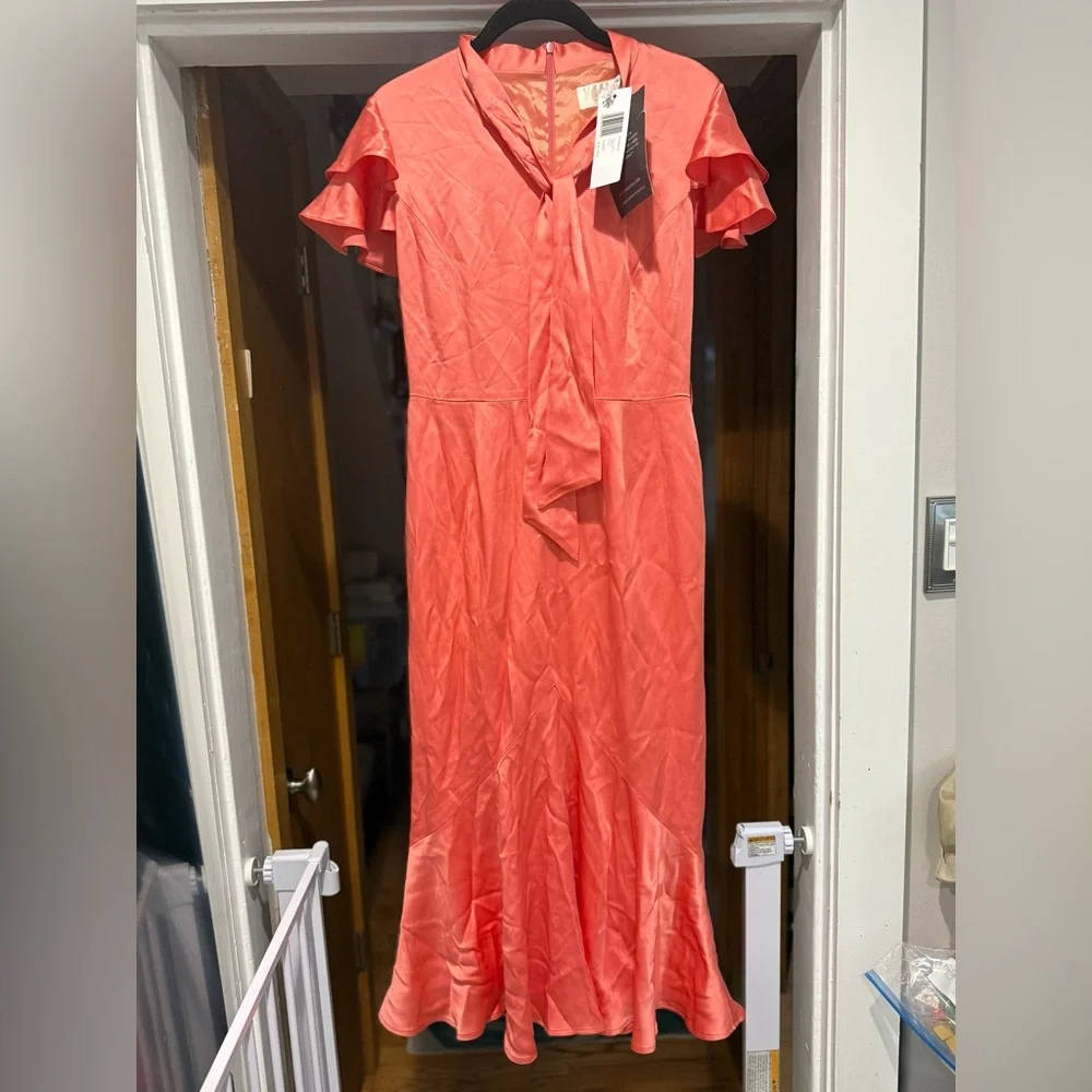 NWT elegant Goat couture peach maxi dress. Absolutely stunning* - Picture 2 of 6
